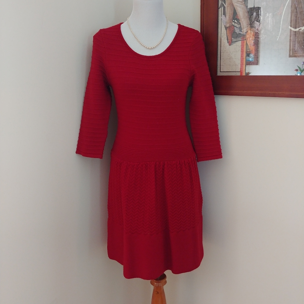 Tease Me red sweater dress